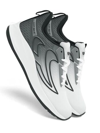 BRUTON EVA Lite Sport Shoes Running Shoes for Men- White